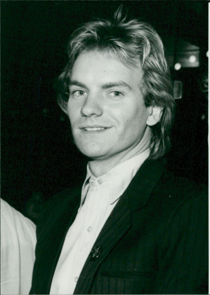 The Police: Sting. - Vintage Photograph