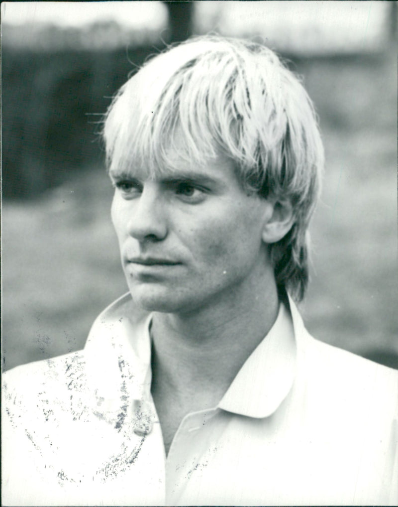 The Police: Sting. - Vintage Photograph