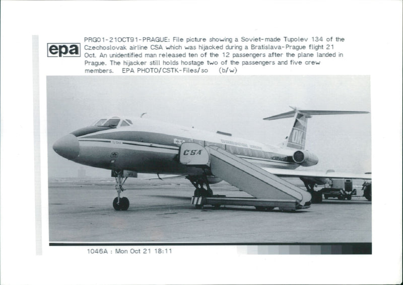 Aircraft Tupolev - Vintage Photograph