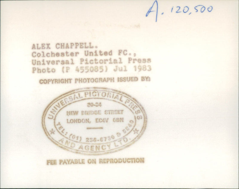 Alex Chappell - Vintage Photograph