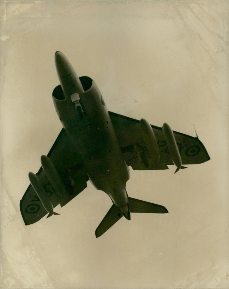 Scimitar aircraft:at farnborough air show. - Vintage Photograph