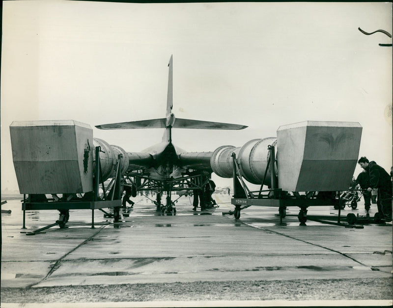 Scimitar aircraft:for new navy fighter. - Vintage Photograph