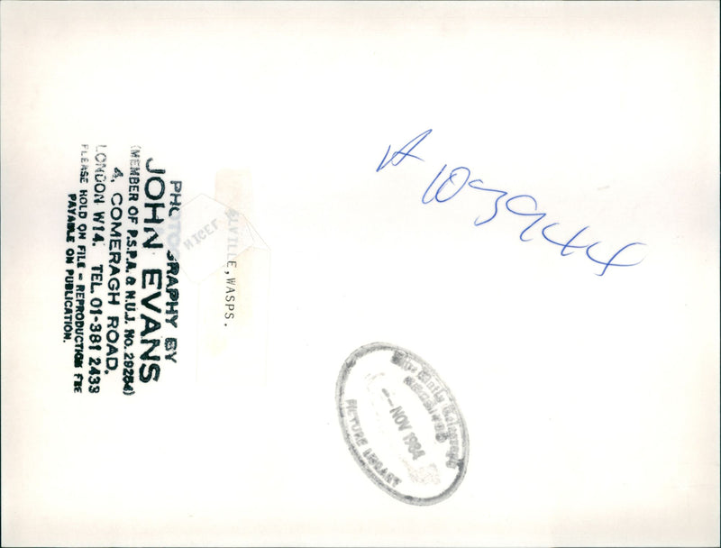 Nigel David Melville. - Vintage Photograph