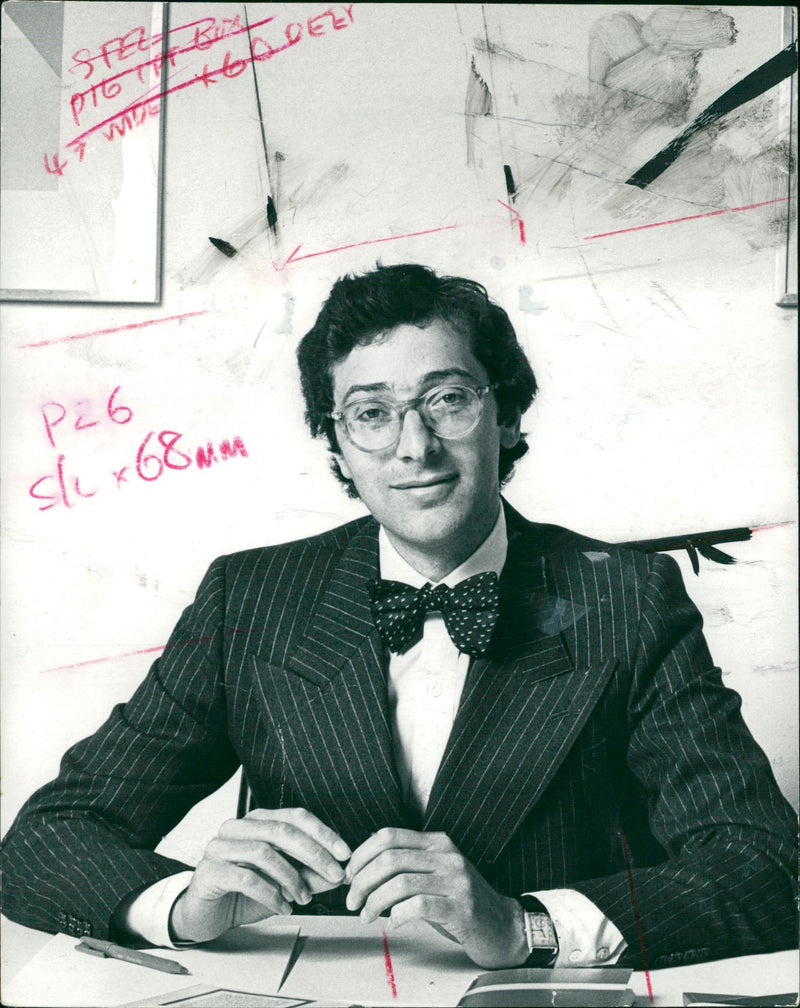 Maurice Saatchi. - Vintage Photograph
