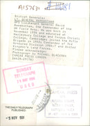 Lt. General Sir David Ramsbotham. - Vintage Photograph