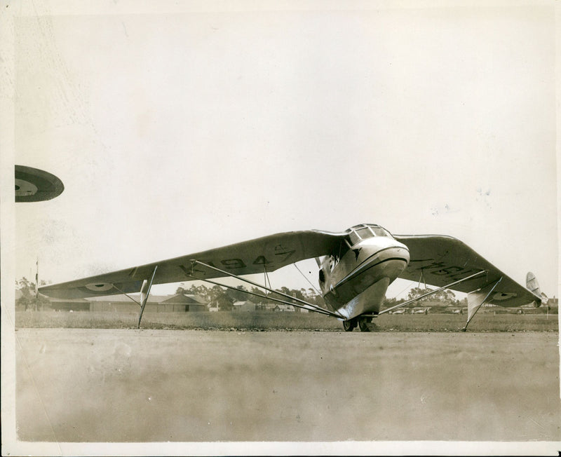 Airplane: Pterodactyl. - Vintage Photograph