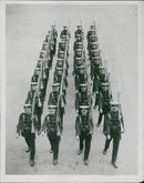 Royal Marines:The finished product and squad. - Vintage Photograph