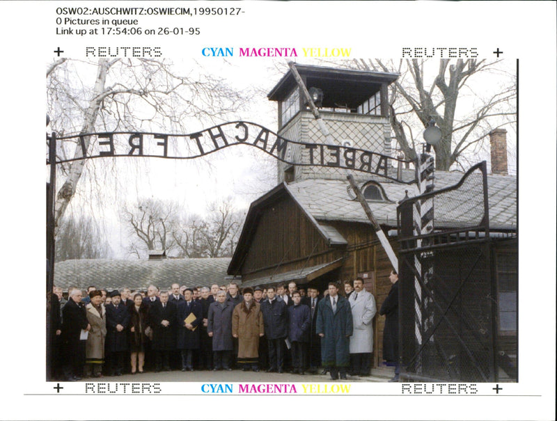 Auschwitz Poland: Representatives - Vintage Photograph