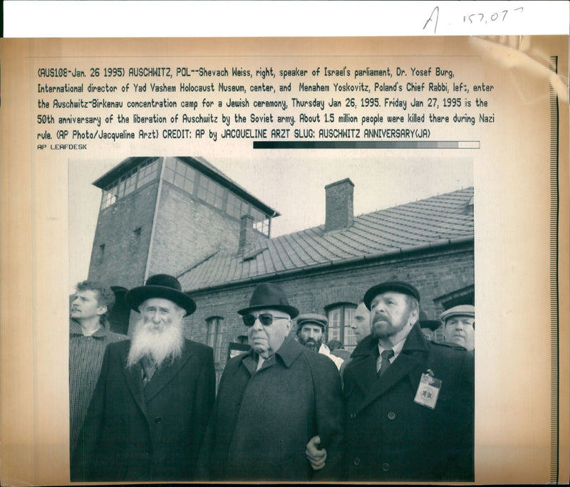 Auschwitz Poland:The Auschwitz Birkenav - Vintage Photograph