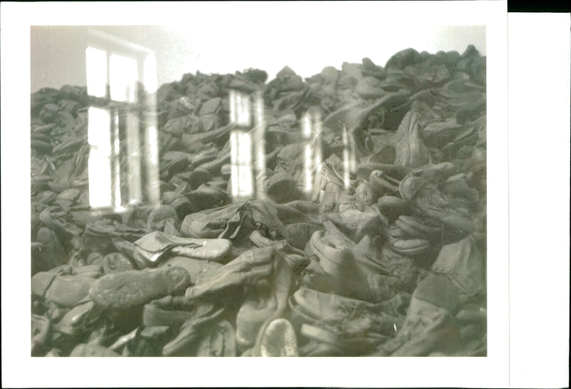 Auschwitz Poland:photo taken in october 1994 - Vintage Photograph