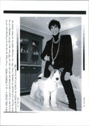 Model Ines de La Fressange - Vintage Photograph