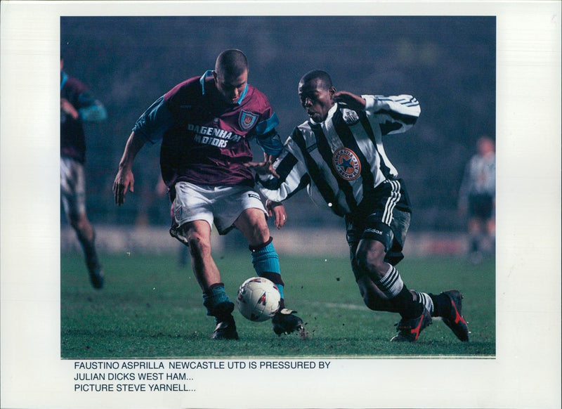 Faustino Asprilla: - Vintage Photograph