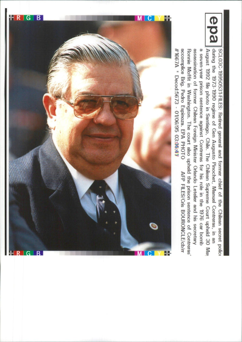 Gen Manuel Contreras - Vintage Photograph