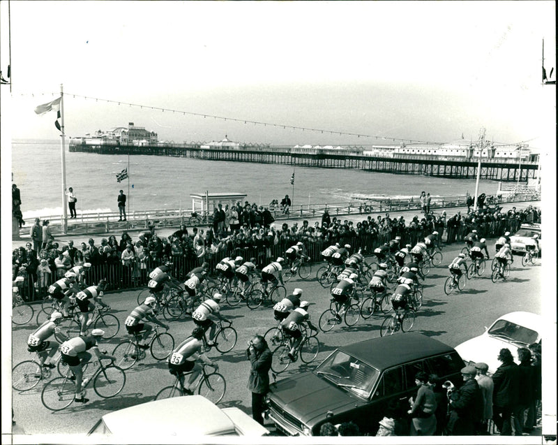 Cycling: Tour of Britain. - Vintage Photograph