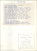 Kenan Evren: - Vintage Photograph