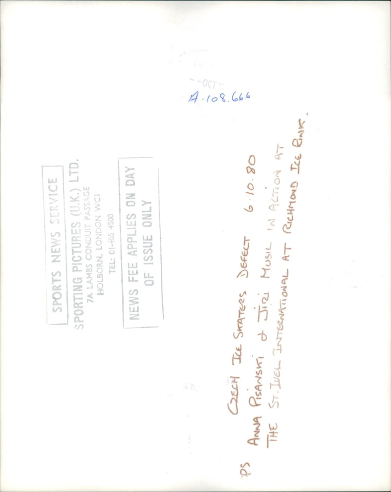 Pisanca Anna with Jiri Music - Vintage Photograph