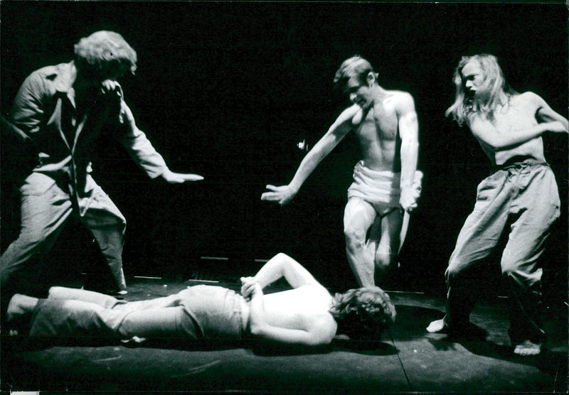 "... and they put the handcuffs on the flowers" by Fernando Arrabal at the South Theater - Vintage Photograph
