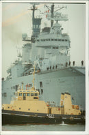 Ship: H.M.S Illustrious - Vintage Photograph