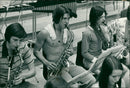 Schools 1970-1979:Musician of the london schools concert band. - Vintage Photograph