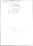 Manuel Montes - Vintage Photograph