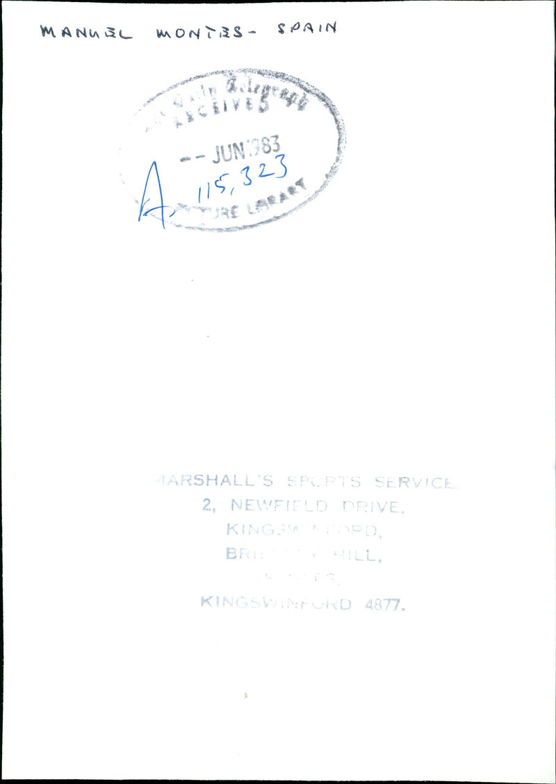 Manuel Montes - Vintage Photograph