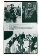 John Colin Wallace with a fellow army. - Vintage Photograph