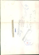 Shepherd's Bush murders: walkie talkie during hunt. - Vintage Photograph