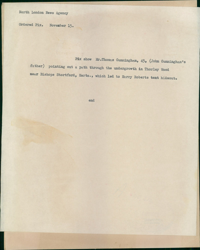 Shepherd's Bush murders: - Vintage Photograph