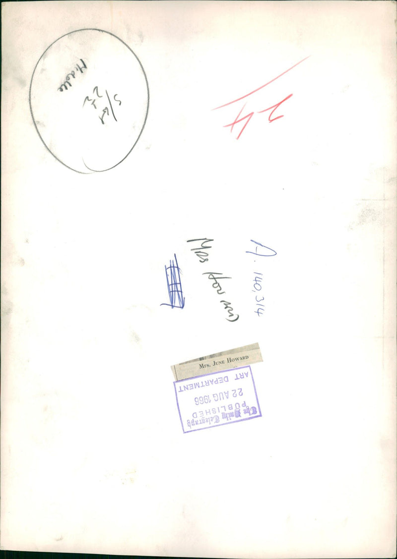 Shepherd's Bush murders: mrs june howard. - Vintage Photograph