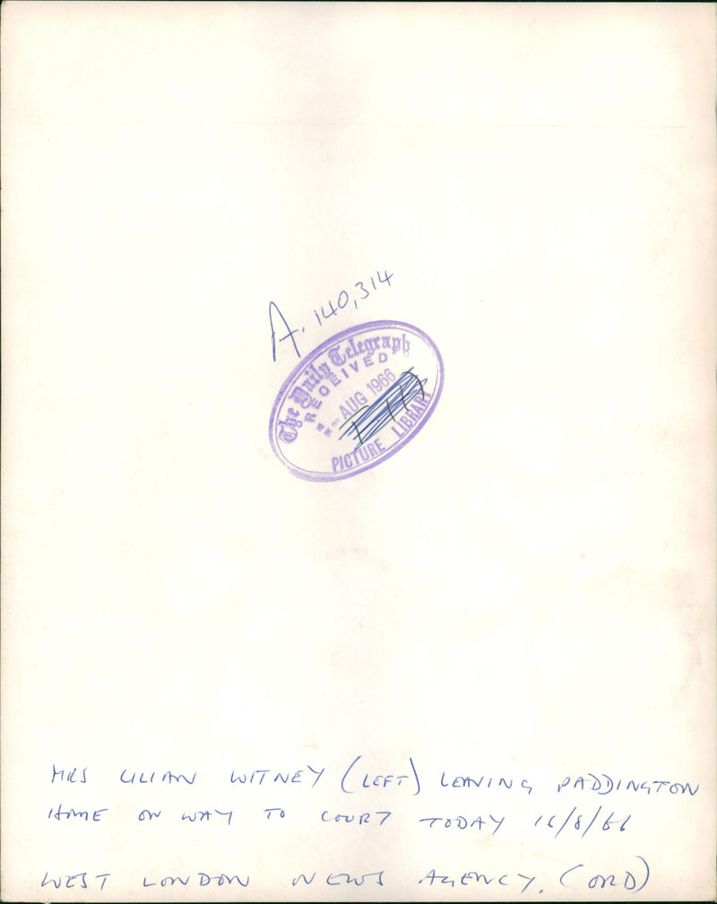 Shepherd's Bush murders: - Vintage Photograph