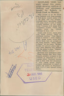 Shepherd's Bush murders:scotland yard last night issued this. - Vintage Photograph