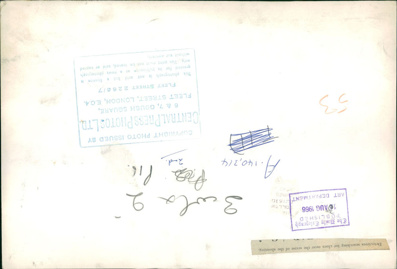 Shepherd's Bush murders - Vintage Photograph