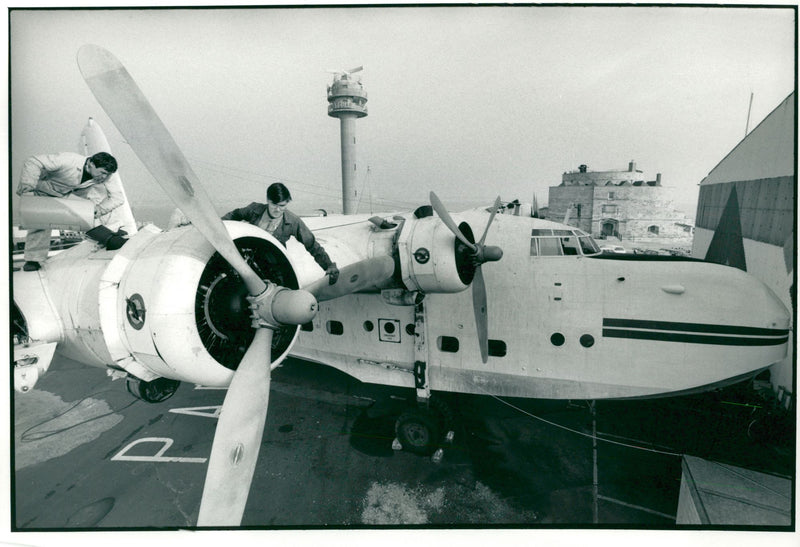 Sunderland Flying Boat - Vintage Photograph