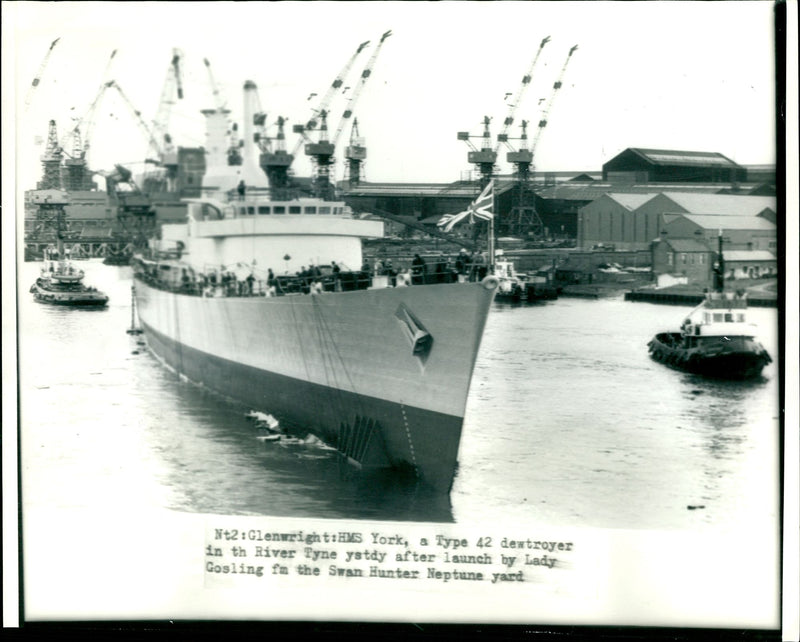 HMS York - Vintage Photograph