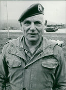 Lieutenant General Meinhard Glanz. - Vintage Photograph