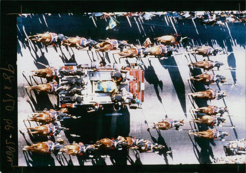 Ayrton Senna. Senna's Funeral. - Vintage Photograph