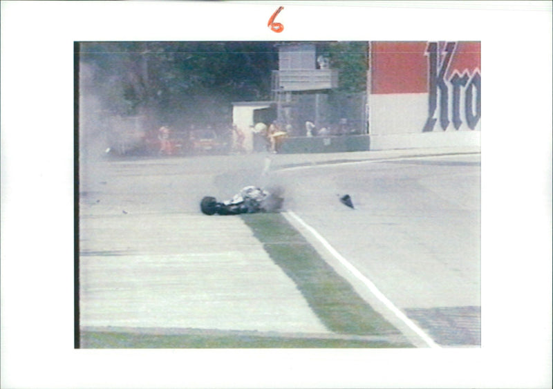 Ayrton Senna: - Vintage Photograph