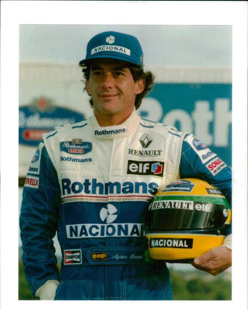 Ayrton Senna: - Vintage Photograph