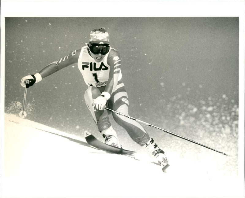 Michela Figini. - Vintage Photograph