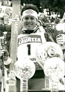 Michela Figini. - Vintage Photograph