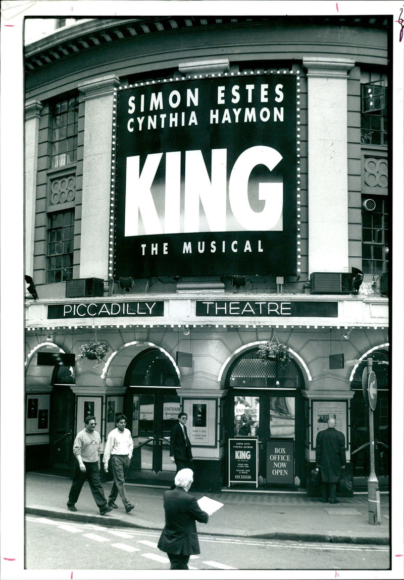 Piccadilly Theatre:The man and the musical. - Vintage Photograph