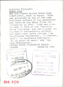 Andre Gide. - Vintage Photograph