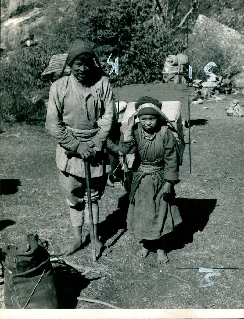 Nuptse Expedition. - Vintage Photograph