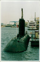Submarine. - Vintage Photograph