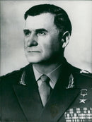 Vasily Danilovich Sokolovsky. - Vintage Photograph