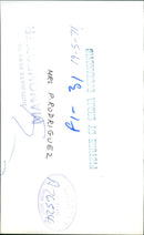 Mrs. P Rodriguez. - Vintage Photograph