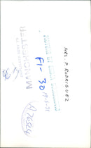 Mrs. P. rodriguez. - Vintage Photograph