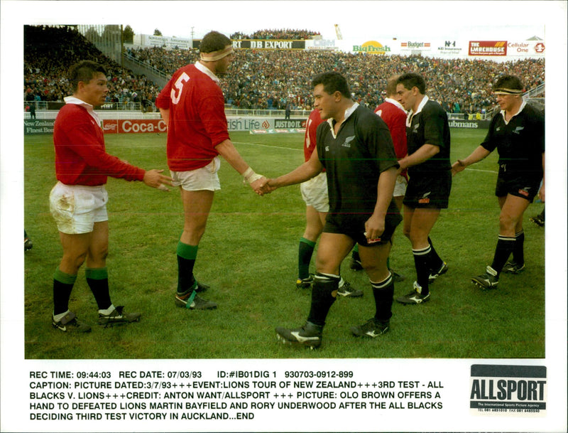 Rugby British Lions Tour 1993 - Vintage Photograph