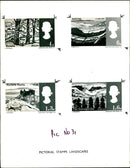 Stamps British and Commonwealth Elizab.eth Landscapes - Vintage Photograph