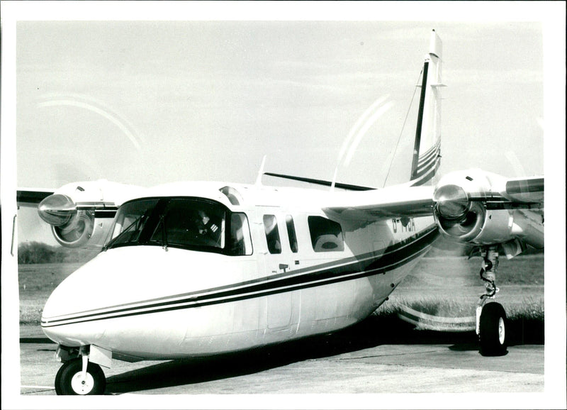 Aircraft Rockwell Turbo Commander - Vintage Photograph